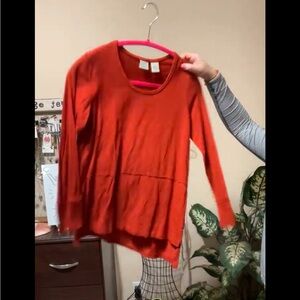 Tunic Top - burnt orange | size small